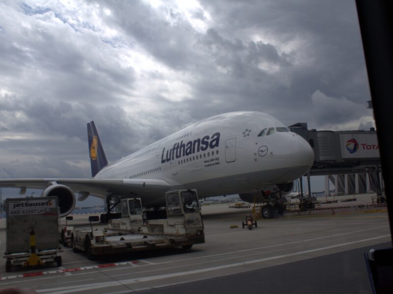 Frankfurter Flughafen besucht